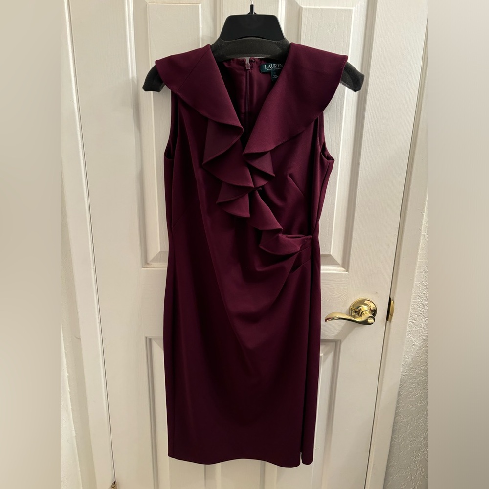 Lauren Ralph Lauren Dress | Size 4 | Plum Color